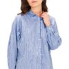 Chemise femme Caroll 232c-claudine coton ciel marine