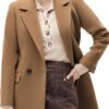 Caroll Manteau Femme Camel Blouson 232G-GREGORY-3