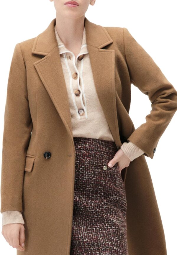 Caroll Manteau Femme Camel Blouson 232G-GREGORY-3