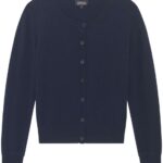 Gilet cachemire Caroll 242K-MCAROLINE marine taille M femme-0