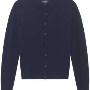 Gilet cachemire Caroll 242K-MCAROLINE marine taille M femme-0