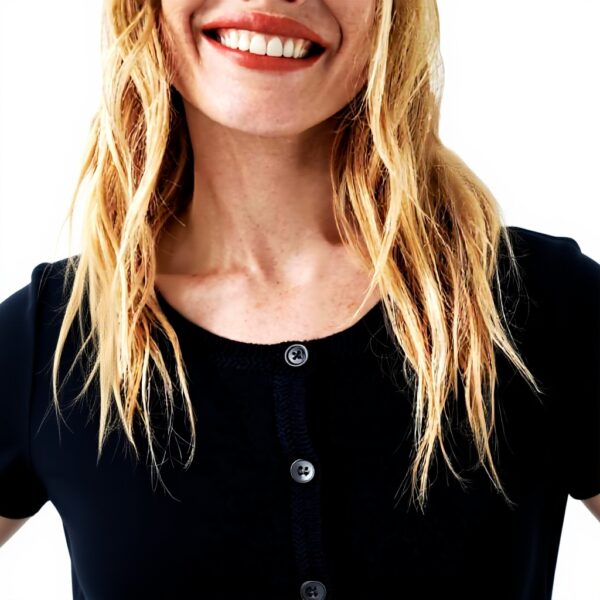 Gilet cachemire Caroll 242K-MCAROLINE marine taille M femme