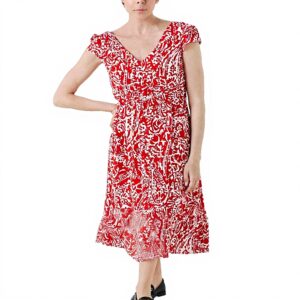 Caroll Robe Femme Vermillon Casual Mode 242r-rebelle