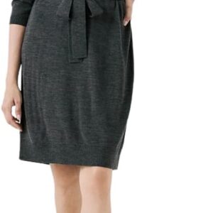 Caroll Robe Femme Gris Fonce Mode Casual Confortable-0