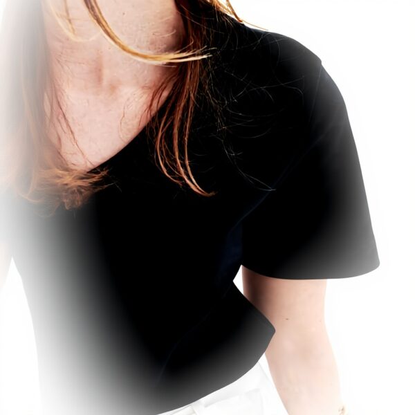 Caroll Tshirt manches courtes femme 100 coton noir