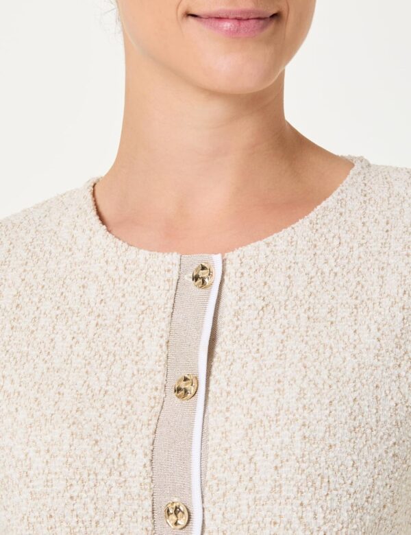 T-shirt manches longues Caroll femme lot 1 Gardenia-1