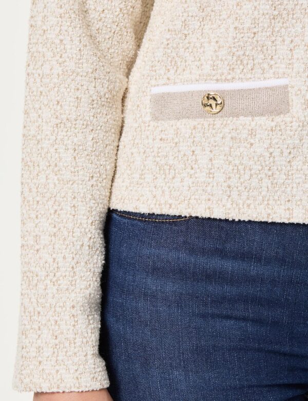 T-shirt manches longues Caroll femme lot 1 Gardenia-3