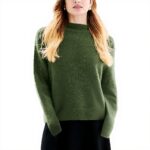 Caroll Pull Femme 252k-marianno Vert Artichaut Confortable