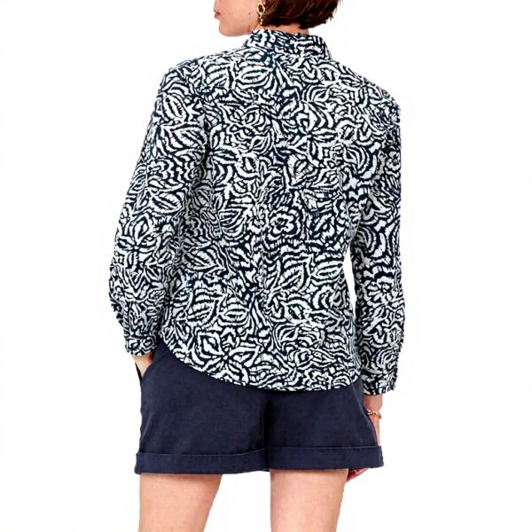 Caroll Chemise Femme Marine Modèle Jessica Élégant