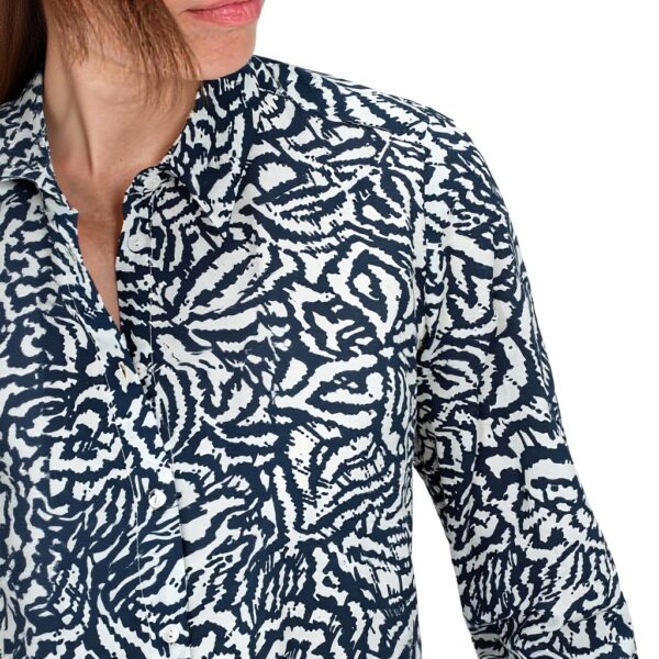 Caroll Chemise Femme Marine Modèle Jessica Élégant
