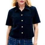 Chemise manches courtes Caroll femme élégante confortable