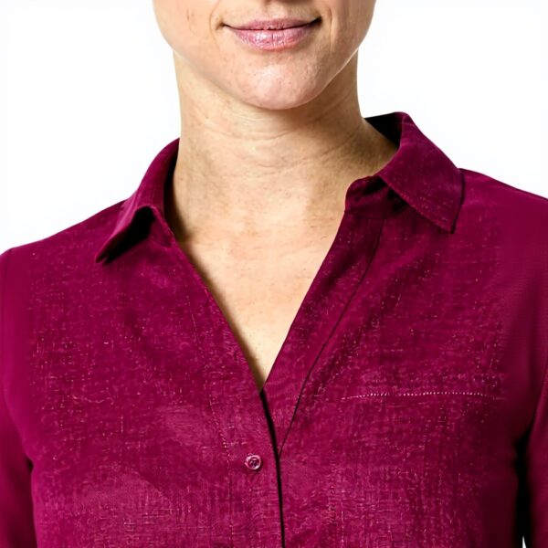 Chemise oversize CAROLL asymétrique lin femme mode