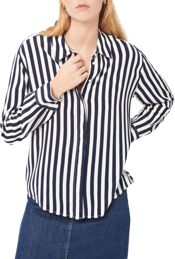 Chemise à rayures Caroll femme blouse mode française-2