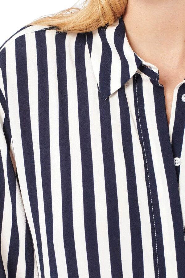 Chemise à rayures Caroll femme blouse mode française-4
