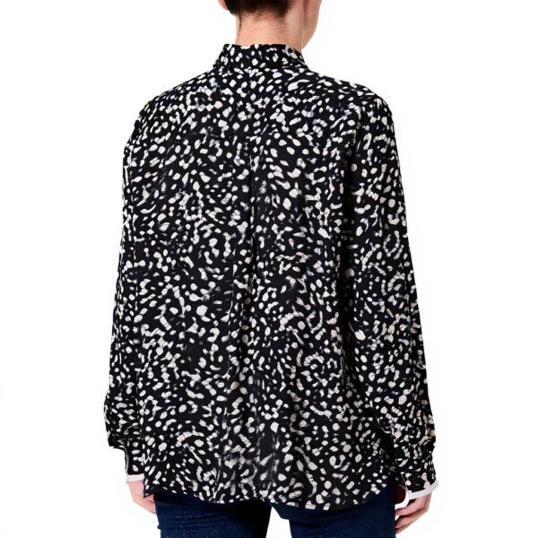 Chemisier Caroll Femme Pois Fonce Tendance Elegant