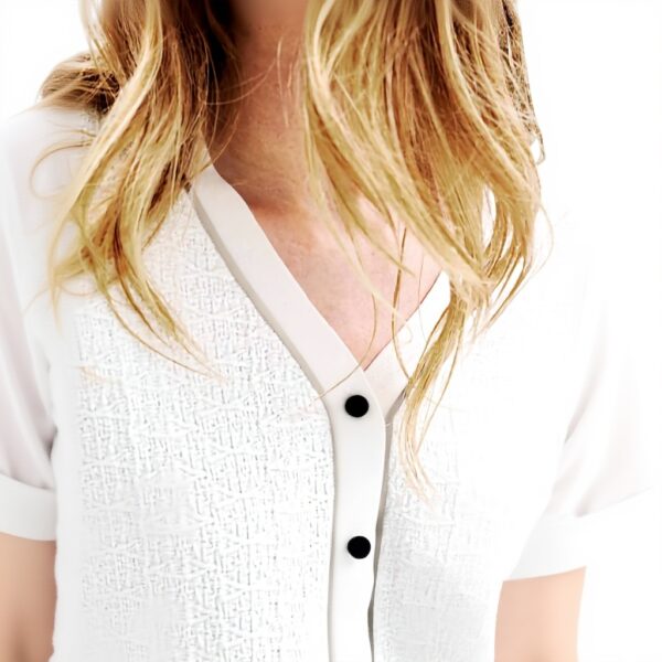 Caroll Gilet Femme Cloud Dancer Mode Vêtements