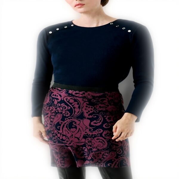 Caroll Jupe Femme Marine Tailleur Élégant