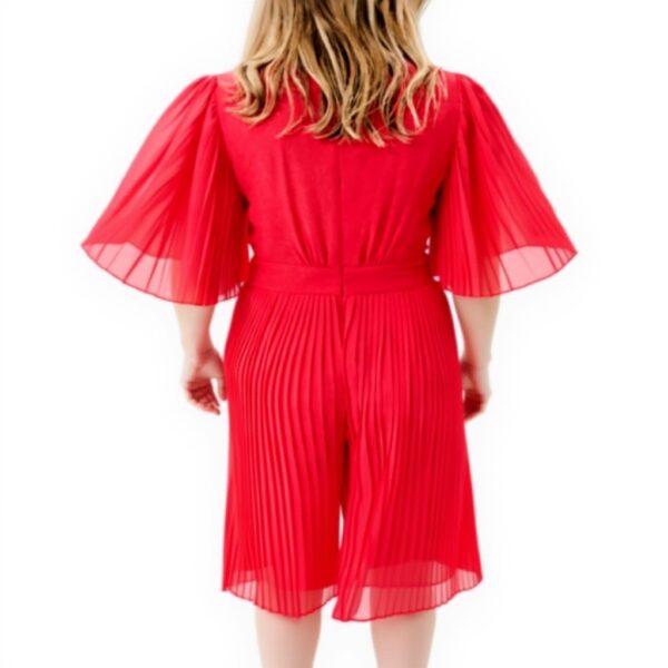 Pantalon combinaison Caroll encolure cache-cœur femme