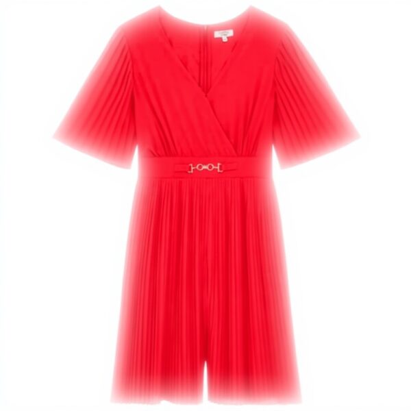 Pantalon combinaison Caroll encolure cache-cœur femme