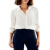 Caroll Pantalon Femme Taille Haute Coupe Classique