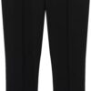 Caroll Pantalon Femme Noir Taille Haute Élégant-3