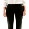 Caroll Pantalon Femme Taille Haute Coupe Droite Noir