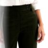 Caroll Pantalon Femme Taille Haute Coupe Droite Noir