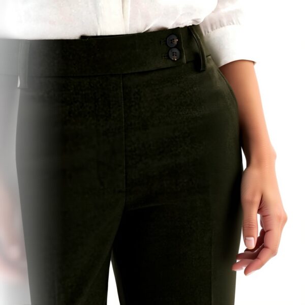 Caroll Pantalon Femme Taille Haute Coupe Droite Noir