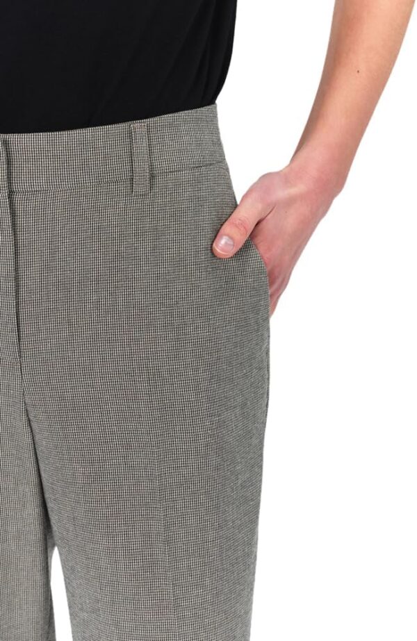 Caroll Pantalon Femme Beige Tailleur Élégant Confortable-5