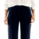 Caroll Pantalon Femme Taille Haute Coupe Classique