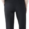 Caroll Pantalon Femme Noir Taille Haute Élégant-2