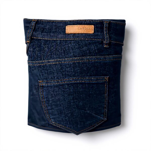 Pantalon femme Caroll classique slim bleu taille 40 44