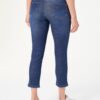 Pantalon Caroll Classique Femme Slim Bleu Taille 40-2