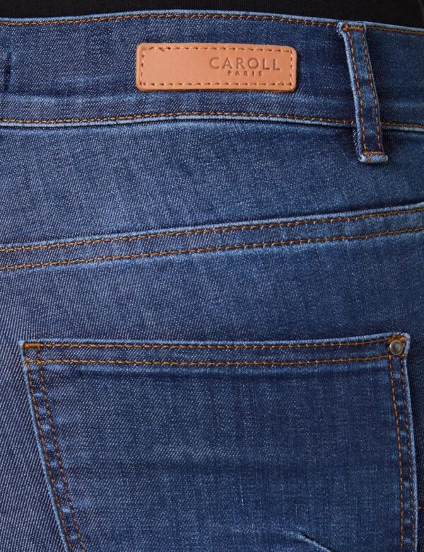 Pantalon Caroll Classique Femme Slim Bleu Taille 40-3