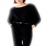 Caroll Pull-Over Femme Noir Mode Confortable Élégant