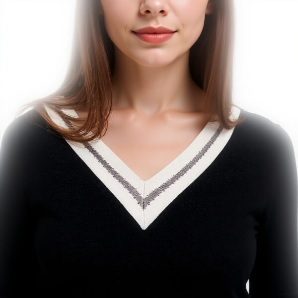 Pull-Over Femme Caroll Noir Confortable Mode Durable