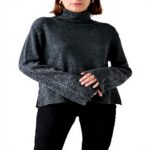 Caroll Pull-Over Femme Gris Fonce Mode Confortable L