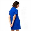 Robe femme Caroll Laure lin saharienne confortable bleu