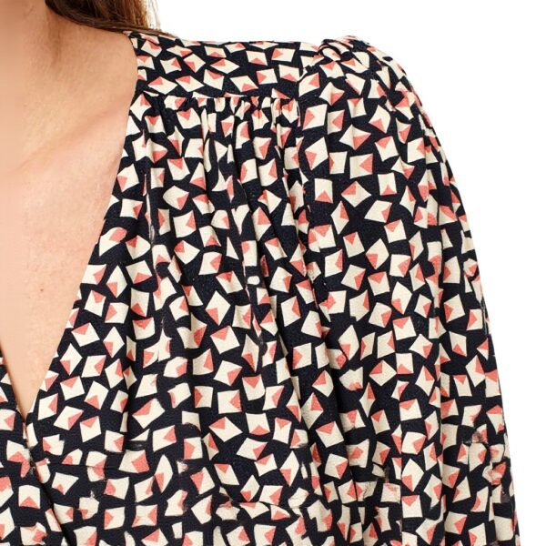 Robe Caroll Courte Manches Longues Evasée Patineuse Noir