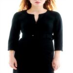 Robe Caroll Femme Casual Élégante Taille 36-44 Noir