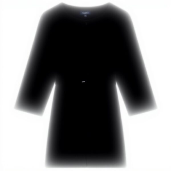 Robe Caroll Femme Casual Élégante Taille 36-44 Noir