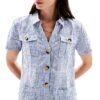 Caroll Robe Femme Denim Moyen Casual Mode Vêtements