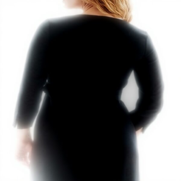 Robe Caroll Femme Casual Élégante Taille 36-44 Noir