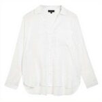 Chemise femme Caroll oversize col fendu SK070-SANDY