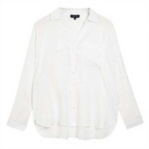 Chemise femme Caroll oversize col fendu SK070-SANDY