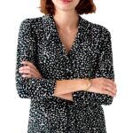 T-shirt col chemise CAROLL imprimé léopard femme fantaisie