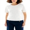 T-shirt femme Caroll manches courtes confortable élégant