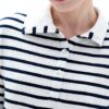 T-shirt marinière Caroll col polo femme élégant