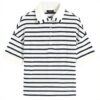 T-shirt marinière Caroll col polo femme élégant