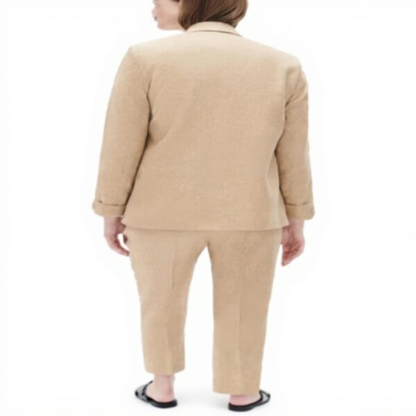 Caroll Blazer Femme Veste Beige Tailleur Élégant